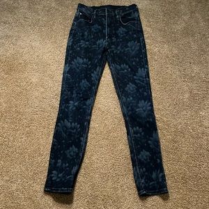Mother patterned jeans